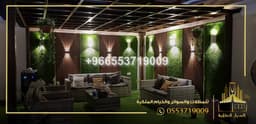 برجولات راقية  مع اضاءة  led 