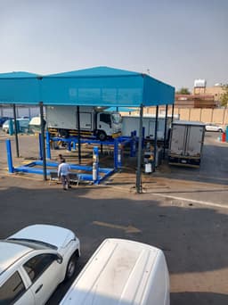 مظلات تضليل لمركز صيانه